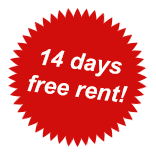 14 days free rent!